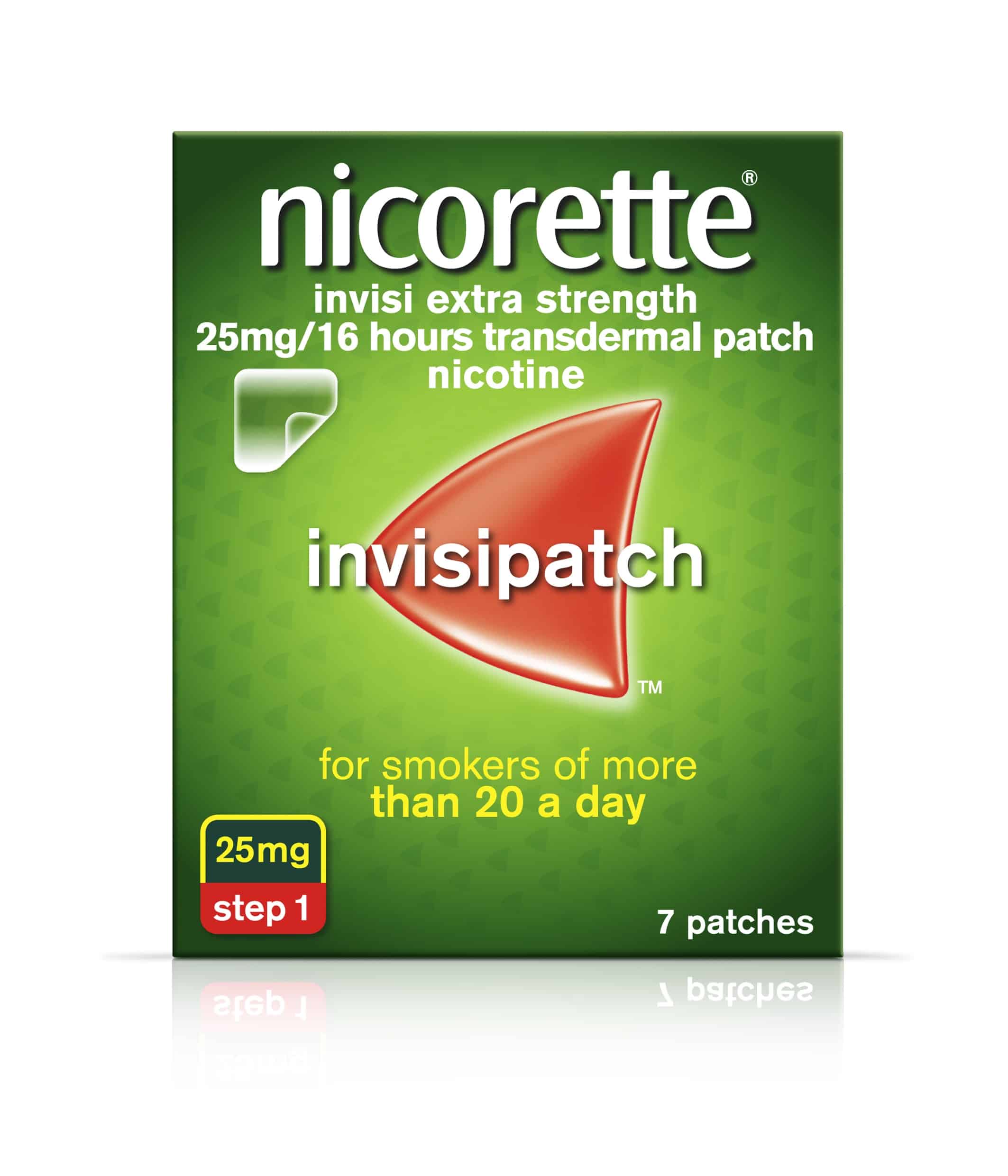 (59834) NICORETTE INVISIBLE PATCH 25MG 7