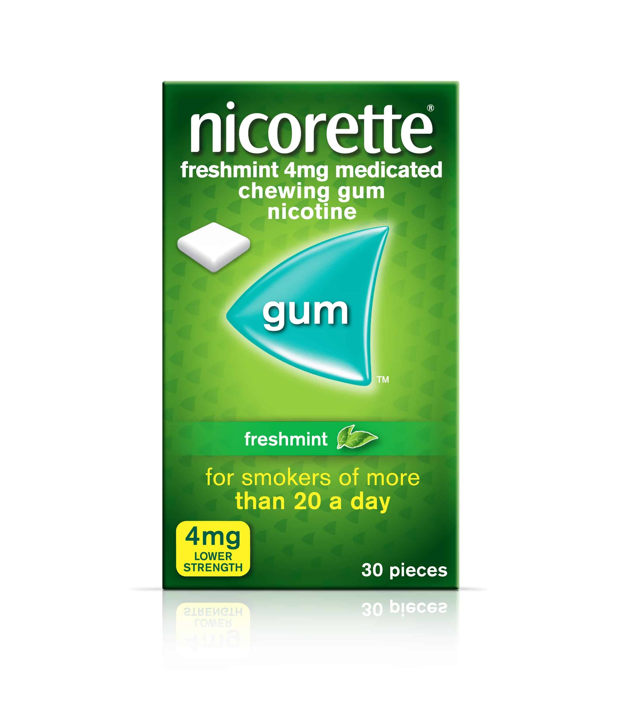 (84122) NICORETTE FRESHMINT GUM 4MG 30