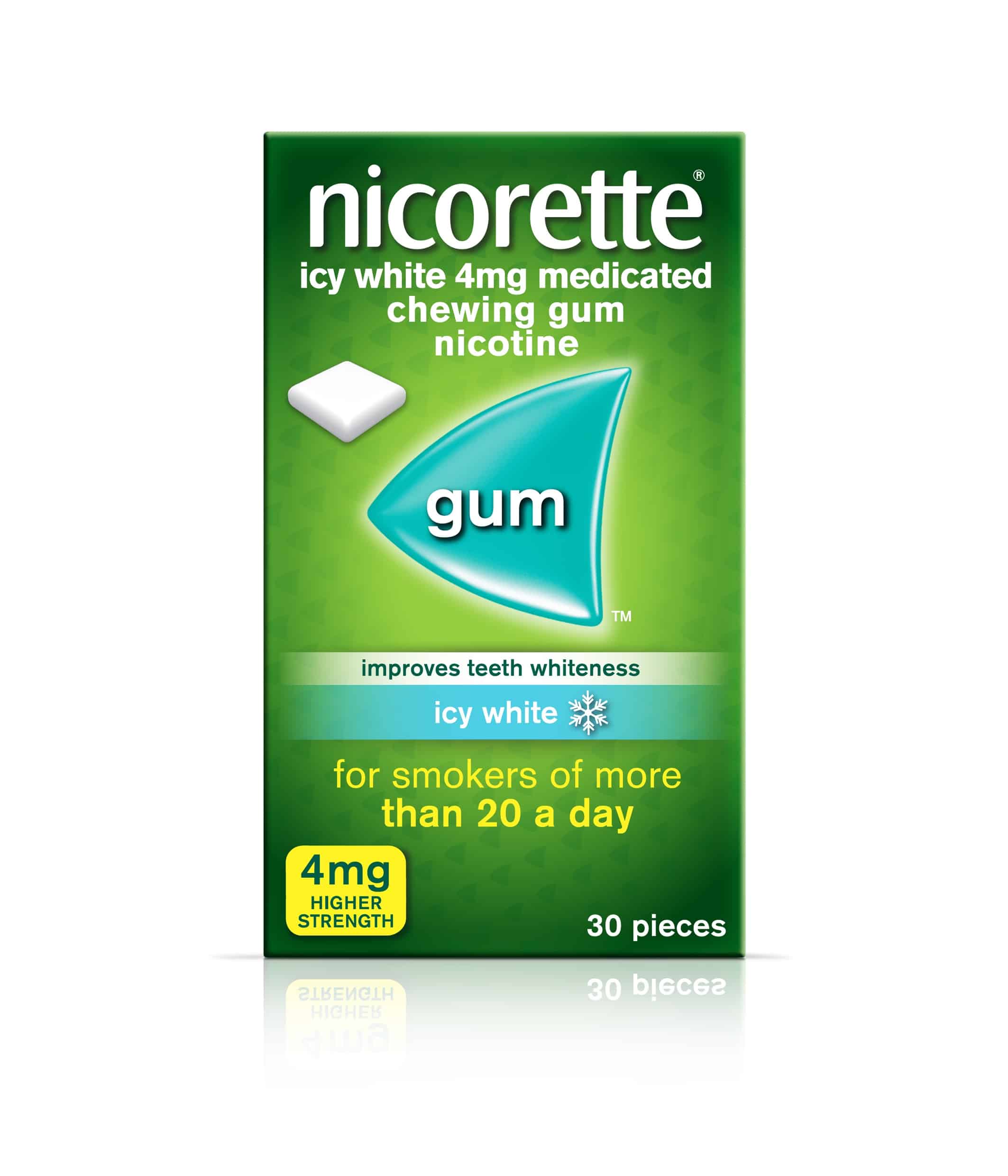 (84145) NICORETTE ICY WHITE GUM 4MG 30
